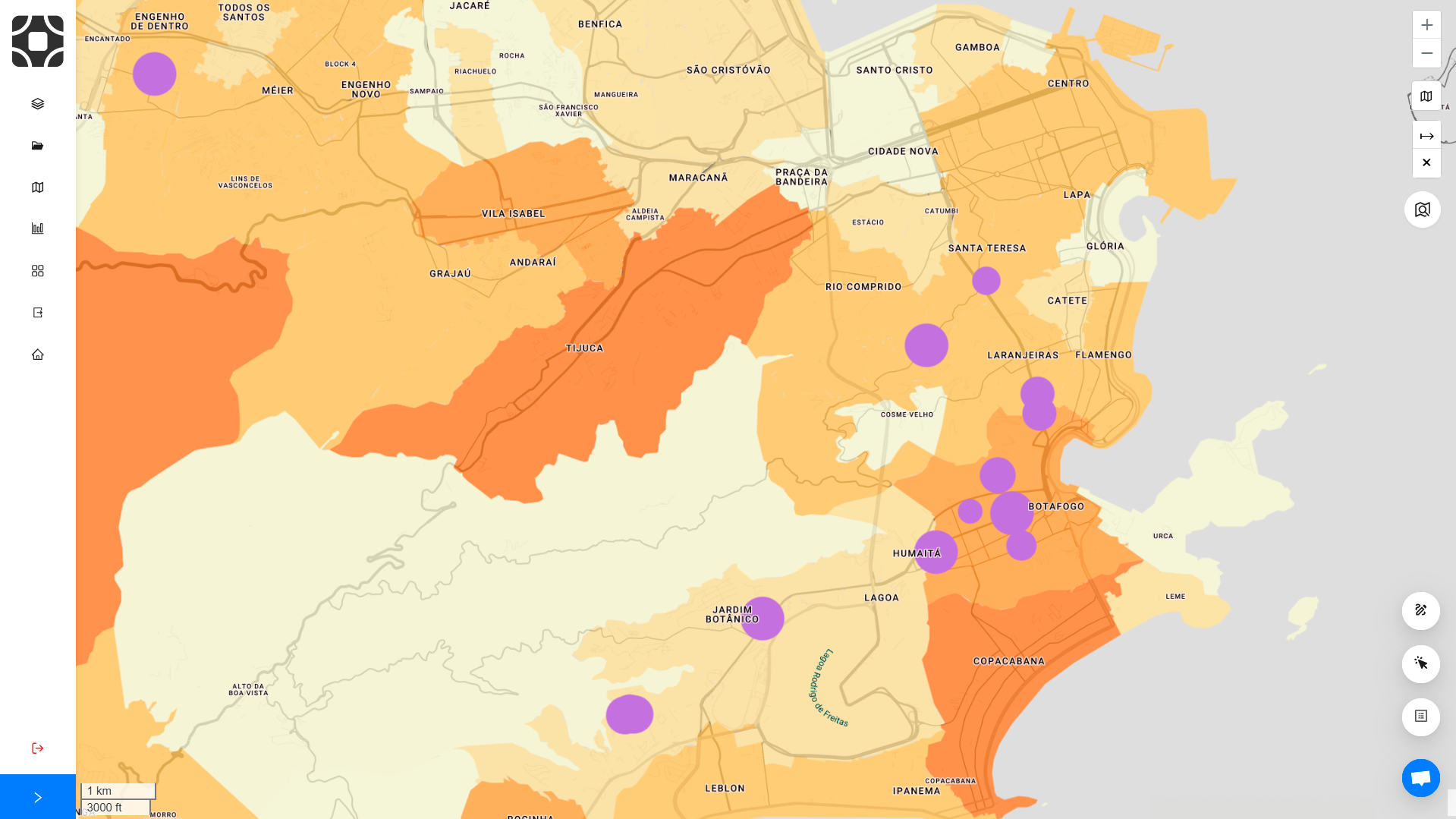 Análise realizada pela plataforma da Datlo para ilustrar a estratégias de Sales Intelligence.